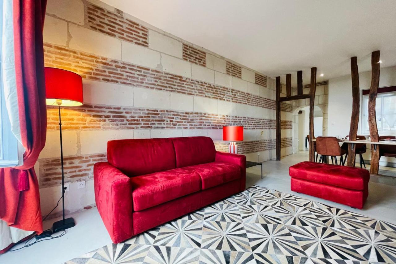 Splendid Apartment At The Foot Of The Castle Of Amboise - View Of The Loir 외부 사진